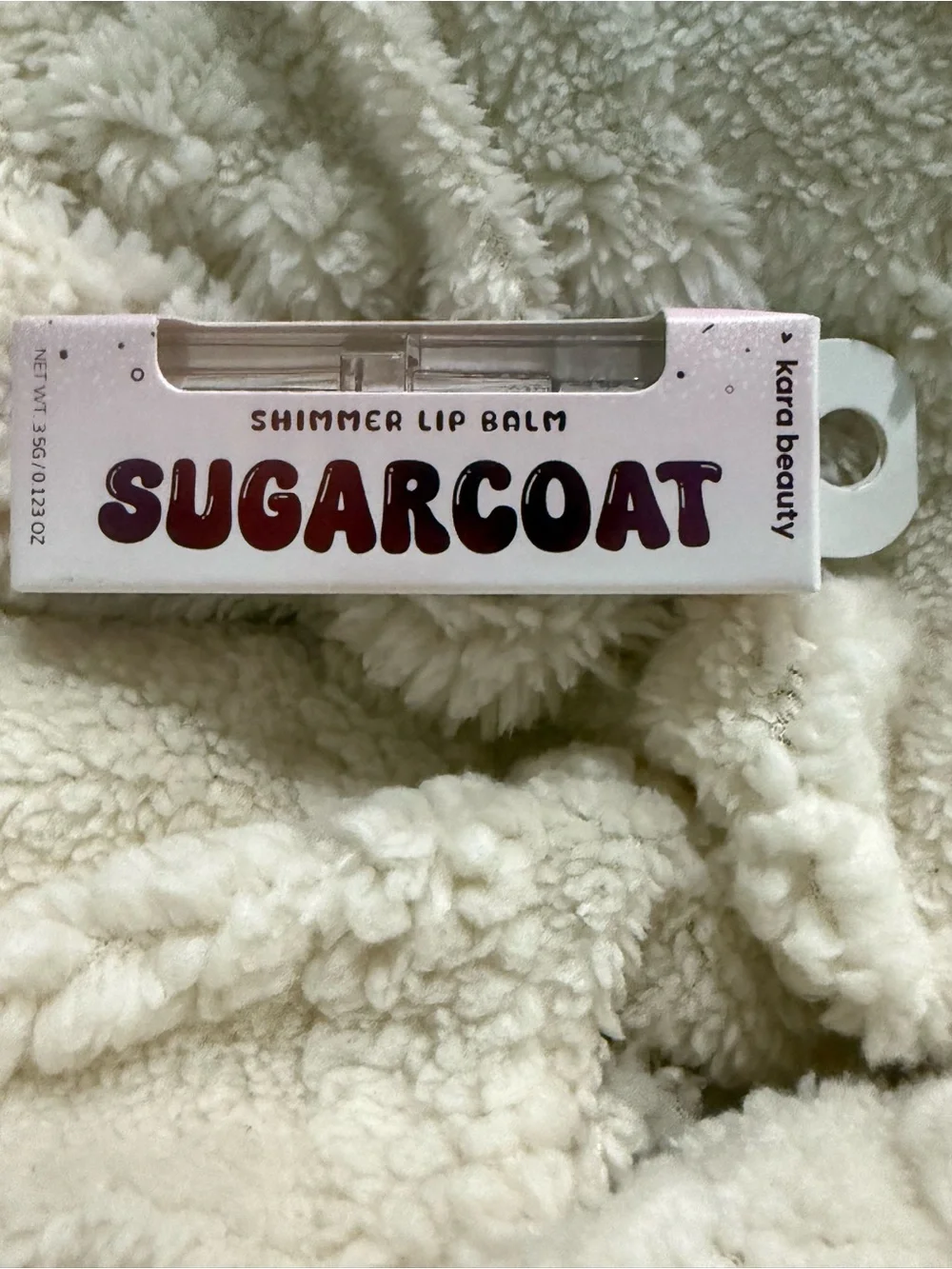 Kara Beauty Sugarcoat Shimmer Lip Balm 01 Berry Gumdrop Vegan New